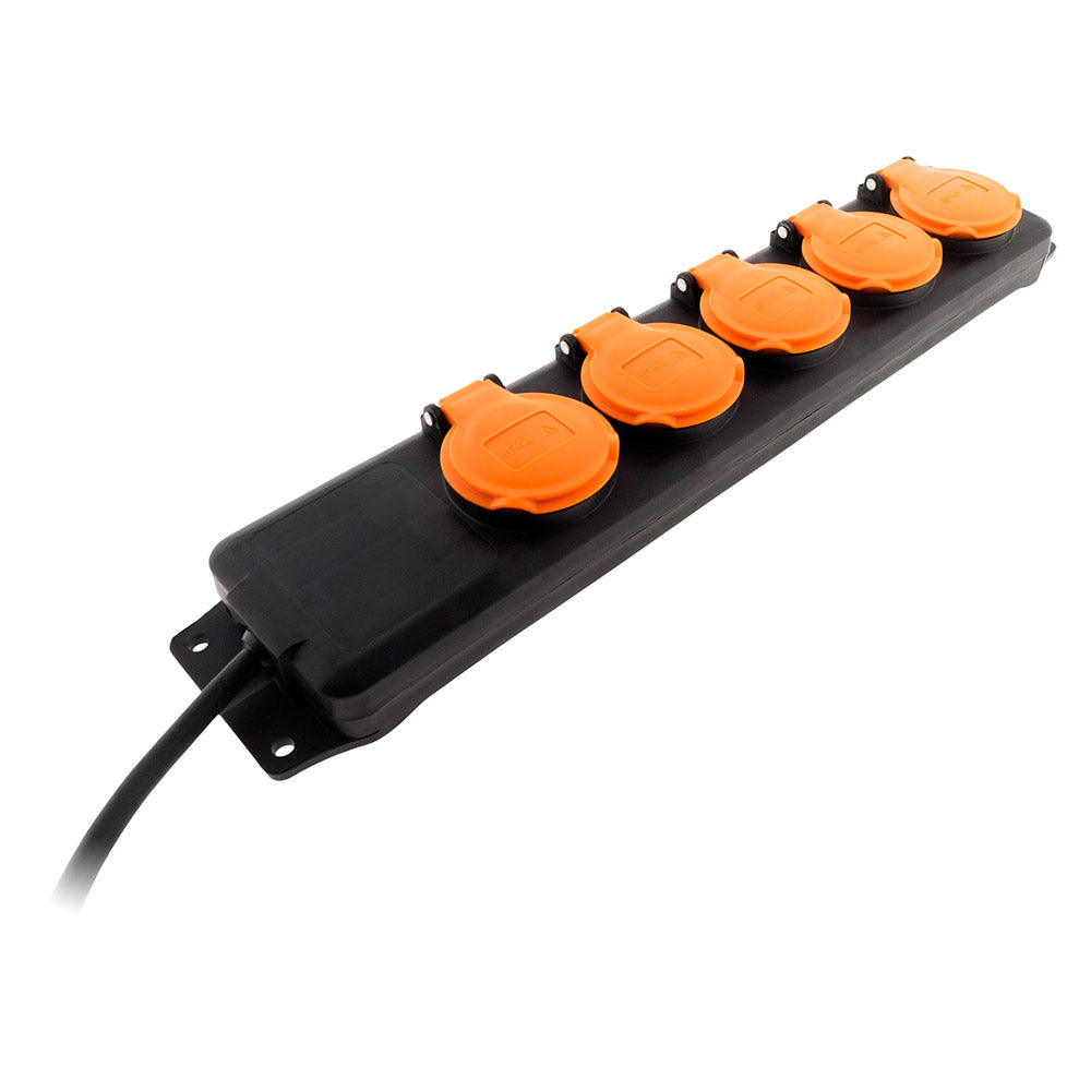 Bloc étanche 5 prises 16A 2P+T + clapets - Zenitech