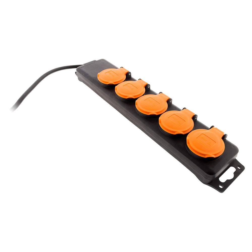 Bloc étanche 5 prises 16A 2P+T + clapets - Zenitech