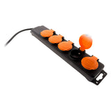 Bloc étanche 5 prises 16A 2P+T + clapets - Zenitech