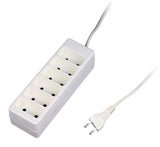 Bloc 6 prises 2P 6A - Blanc - Zenitech