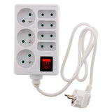 Bloc multiprise 4x6A + 3x16A - Blanc - Zenitech
