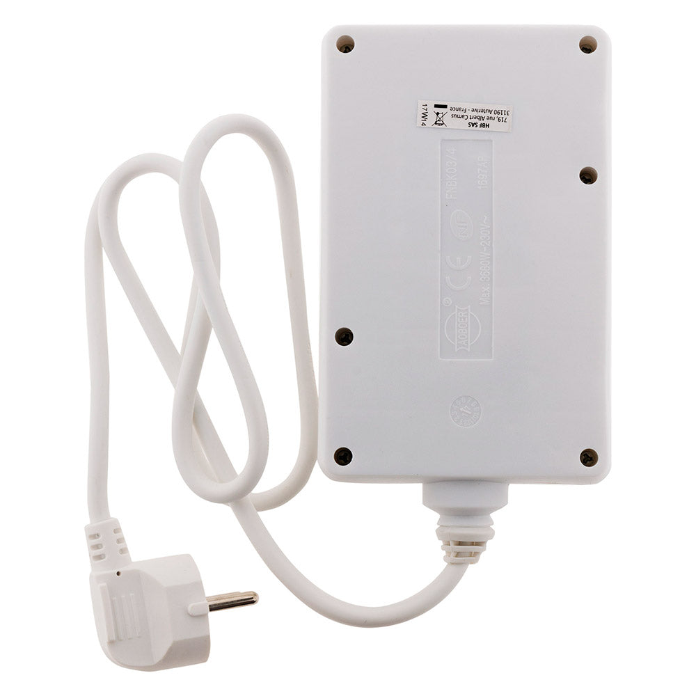 Bloc multiprise 4x6A + 3x16A - Blanc - Zenitech