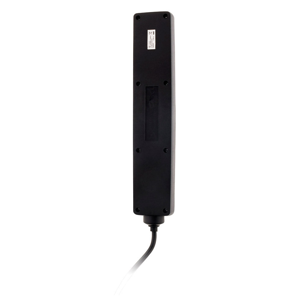 Bloc multiprise 16A 2P+T + interrupteur - noir - Zenitech