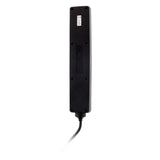 Bloc multiprise 16A 2P+T + interrupteur - noir - Zenitech
