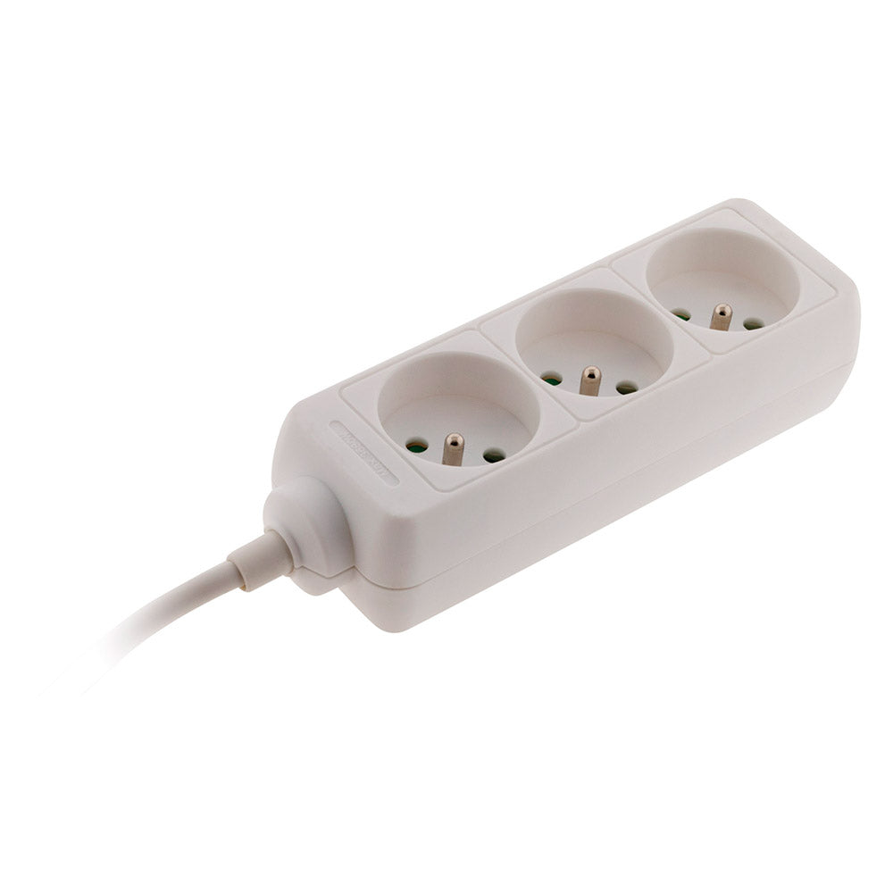 Bloc multiprise 16A 2P+T - blanc - Zenitech