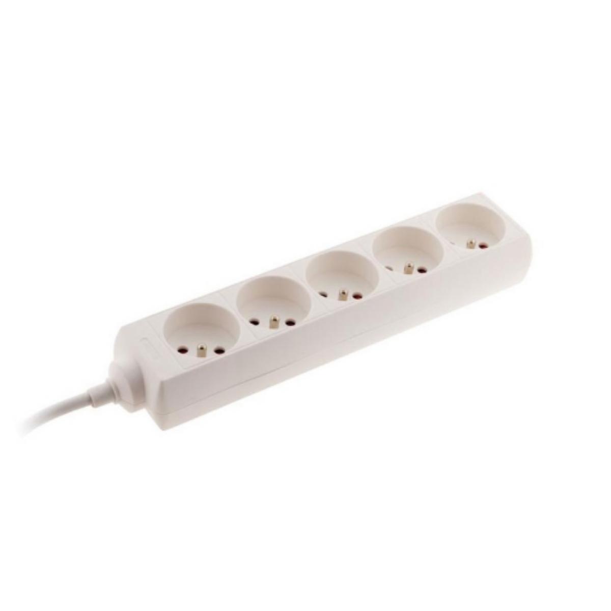 Bloc multiprise 16A 2P+T blanc - Zenitech