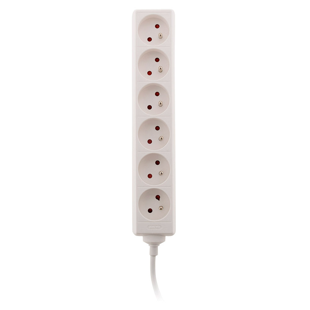 Bloc multiprise 16A 2P+T blanc - Zenitech