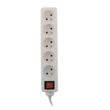 Bloc multiprise 5x16A 2P+T interrupteur - blanc - Zenitech