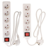 Bloc multiprise 16A 2P+T interrupteur - blanc - Zenitech