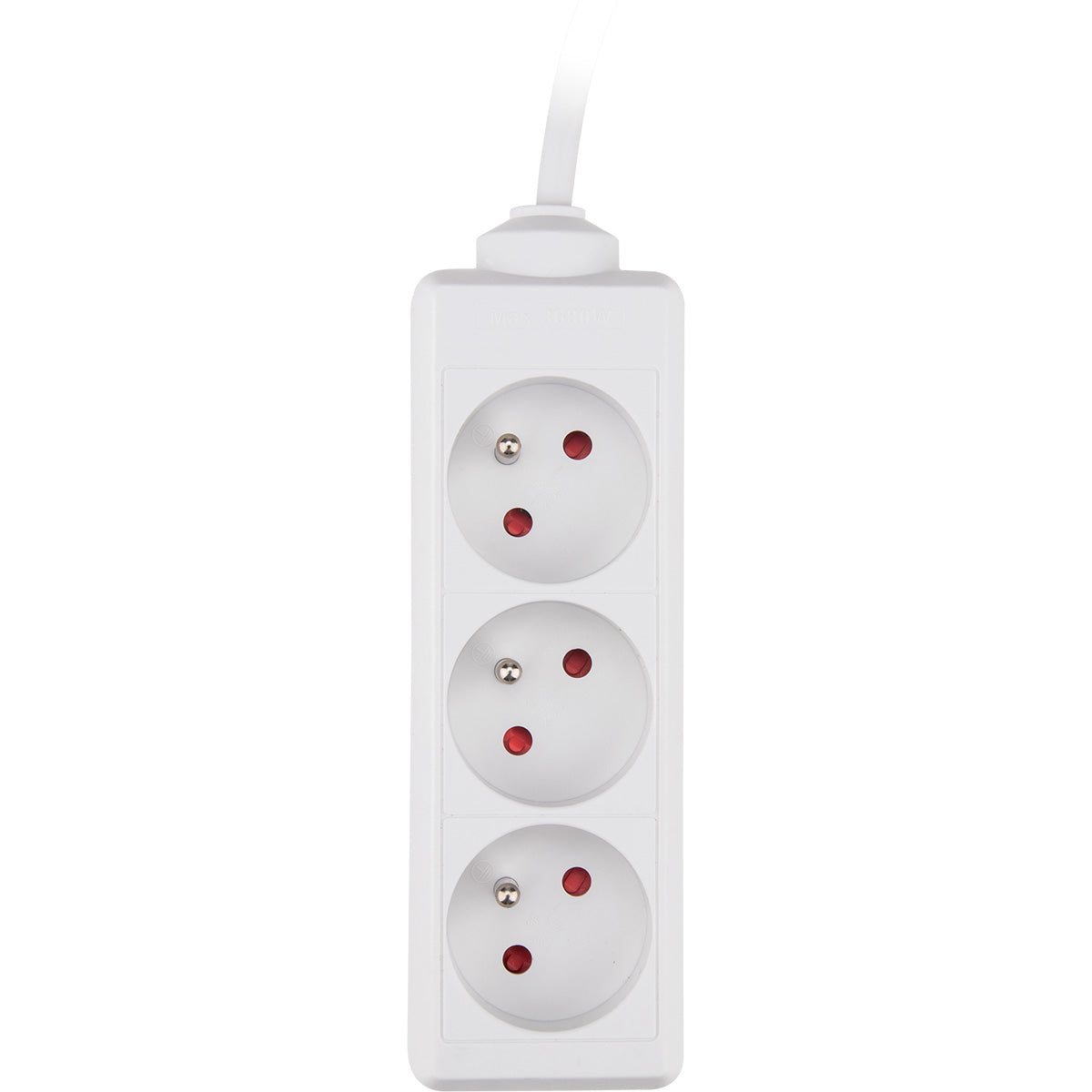Bloc multiprise 3x16A 2P+T blanc - câble 1,5 m - Zenitech