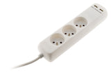 Bloc prises 16A 2P+T avec 2 USB - Zenitech