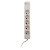 Bloc prises 16A 2P+T avec 2 USB - Zenitech