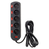 Bloc SONO 5 prises 16A 2P+T + 6 interrupteurs 3m - Zenitech