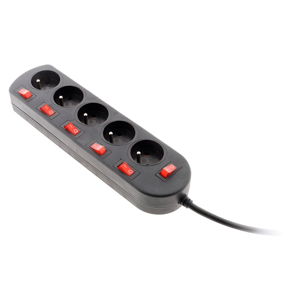 Bloc SONO 5 prises 16A 2P+T + 6 interrupteurs 3m - Zenitech