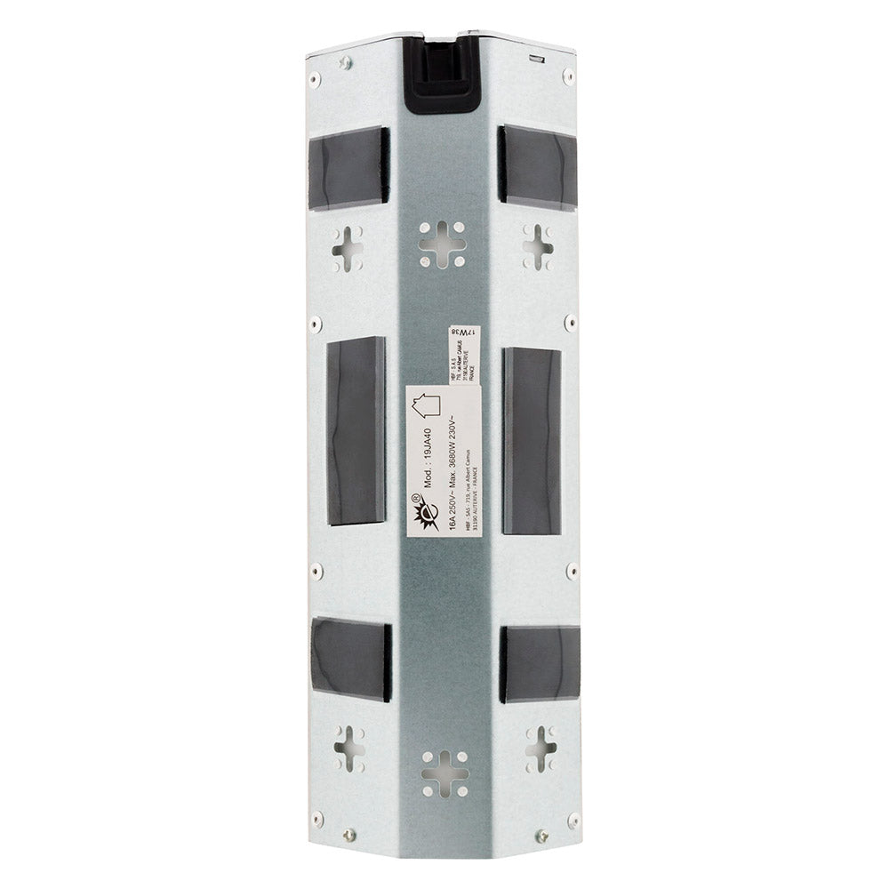 Bloc 4 prises 16A 2P+T à câbler - Gris - Zenitech