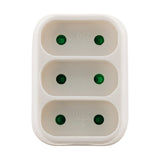 Multiprise de façade 6A - blanc - Zenitech