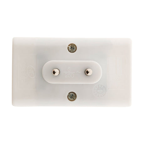 Multiprise triplite 6A latérale - Blanc - Zenitech