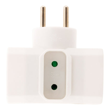 Multiprise triplite 2x16A + 1x6A latérale - Zenitech