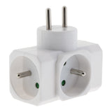 Multiprise triplite 16A 3680W 230V - Blanc - Zenitech