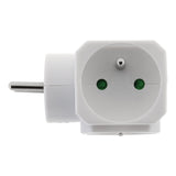 Multiprise triplite 16A 3680W 230V - Blanc - Zenitech