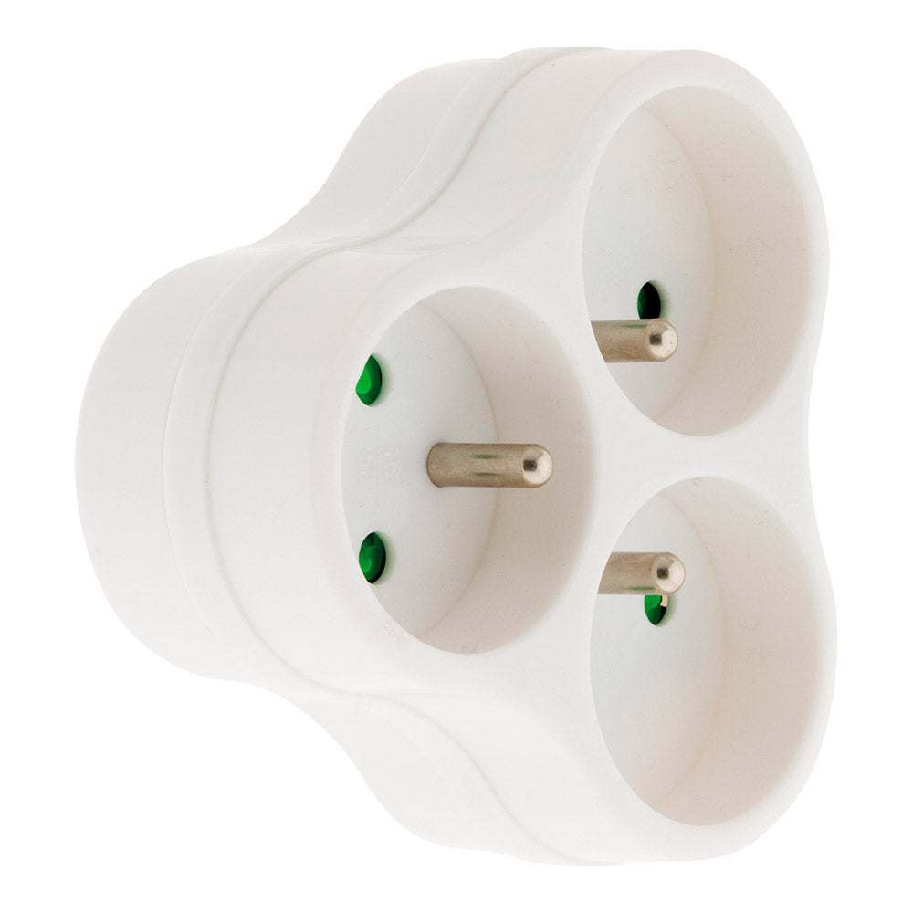 Multiprise triplite 3x16A triangulaire - Zenitech