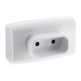 Multiprise triplite 2P 6A latérales - Blanc - Zenitech