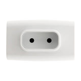 Multiprise triplite 2P 6A latérales - Blanc - Zenitech