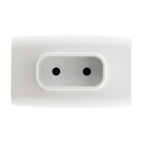 Multiprise triplite 2P 6A latérales - Blanc - Zenitech