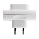 Multiprise triplite 2P 6A latérales - Blanc - Zenitech