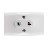 Multiprise triplite 2P 6A latérales - Blanc - Zenitech