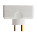 Multiprise triplite 2x2P 6A + 1x2P+T 16A - Blanc - Zenitech