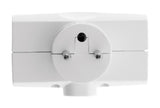 Multiprise triplite 2P 6A + 2P+T 16A - Blanc - Zenitech