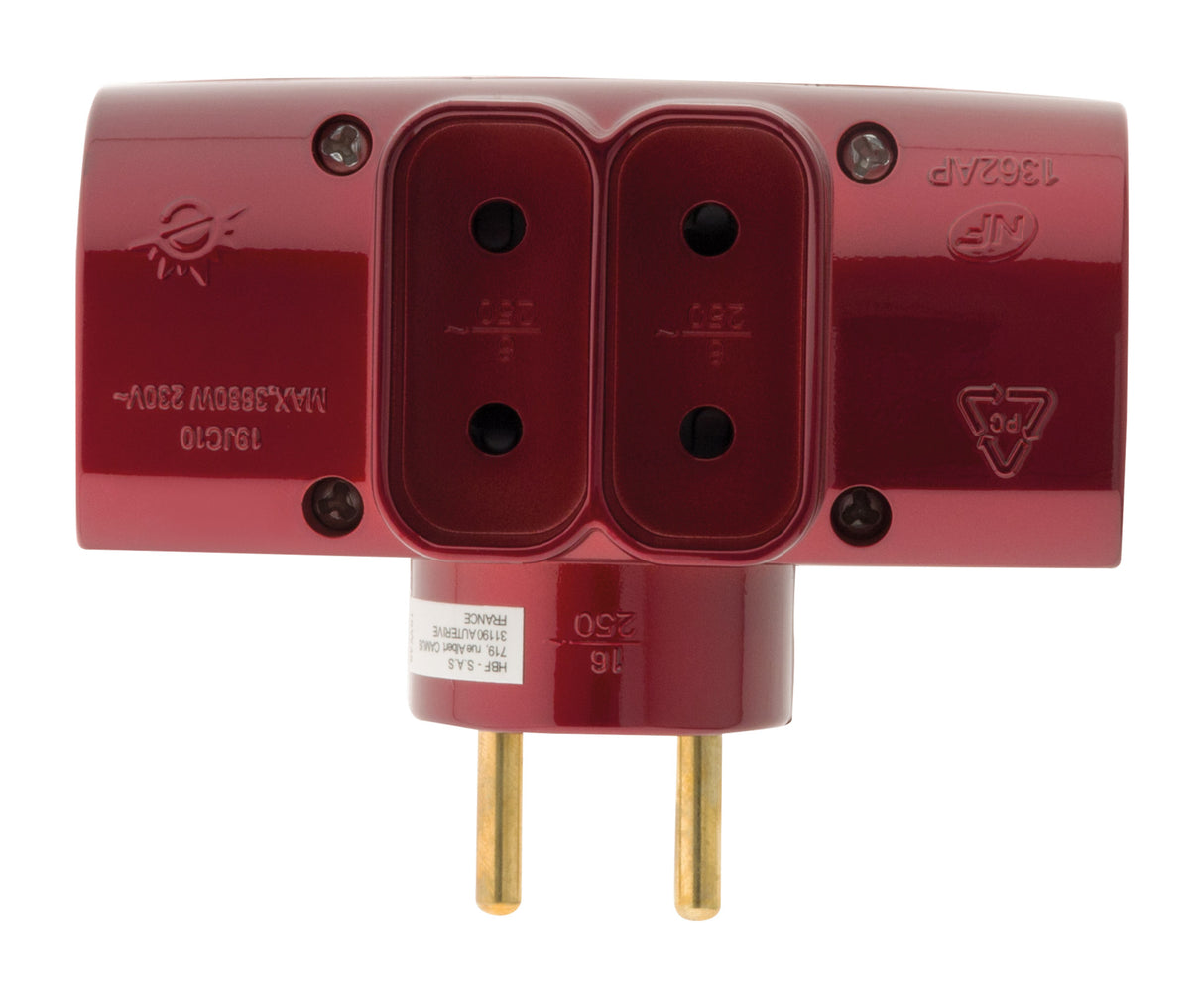 Multiprise 4 prises latérale 2x16A + 2x6A - Zenitech