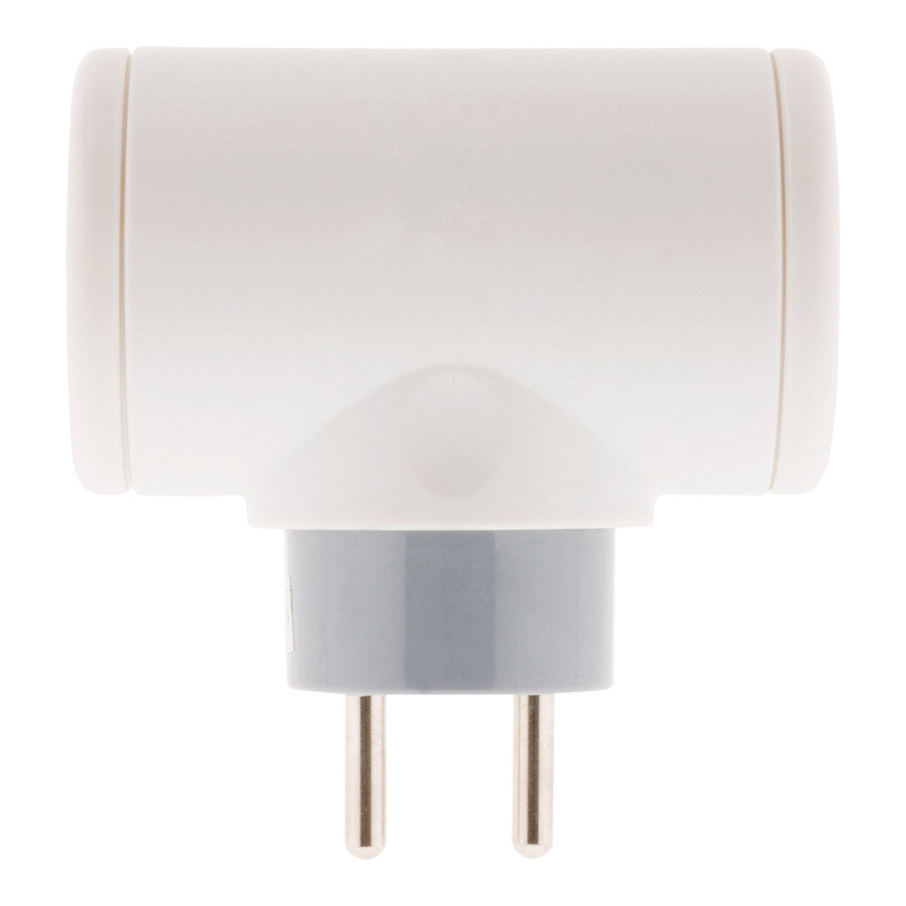 Multiprise 16A rotative 180° - blanc - Zenitech