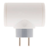 Multiprise 16A rotative 180° - blanc - Zenitech
