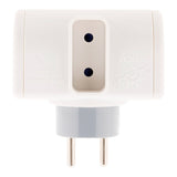 Multiprise 16A rotative 180° - blanc - Zenitech