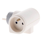Multiprise 16A rotative 180° - blanc - Zenitech