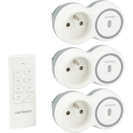 Pack de prises + télécommande Bolea - Zenitech