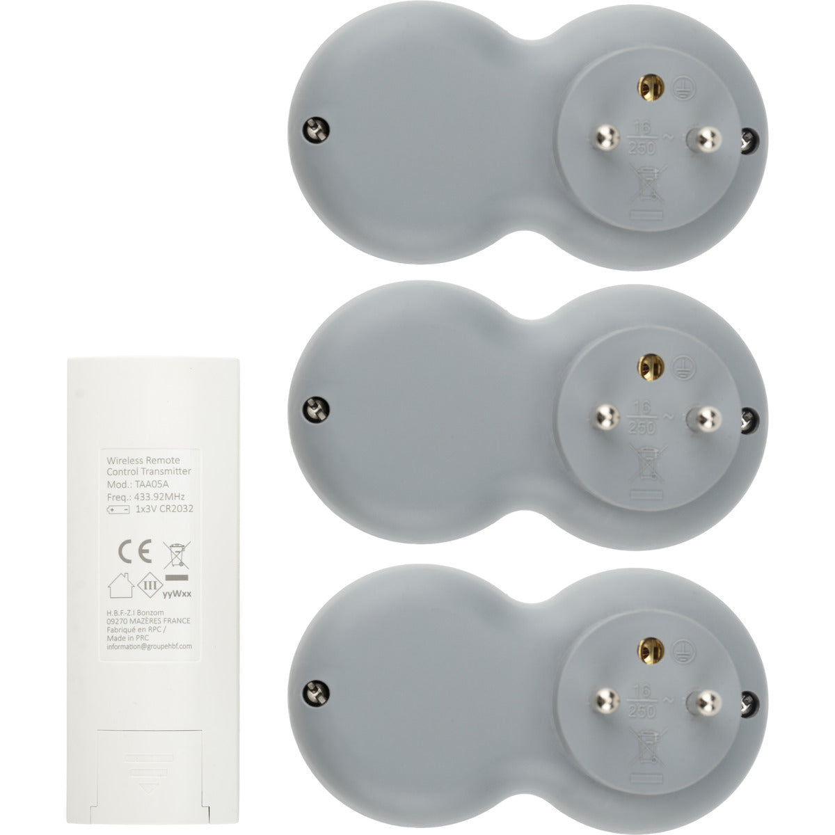 Pack de prises + télécommande Bolea - Zenitech