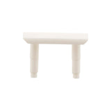 Lot de 6 caches prises 2P/2P+T 6A ou 16A - Blanc - Zenitech
