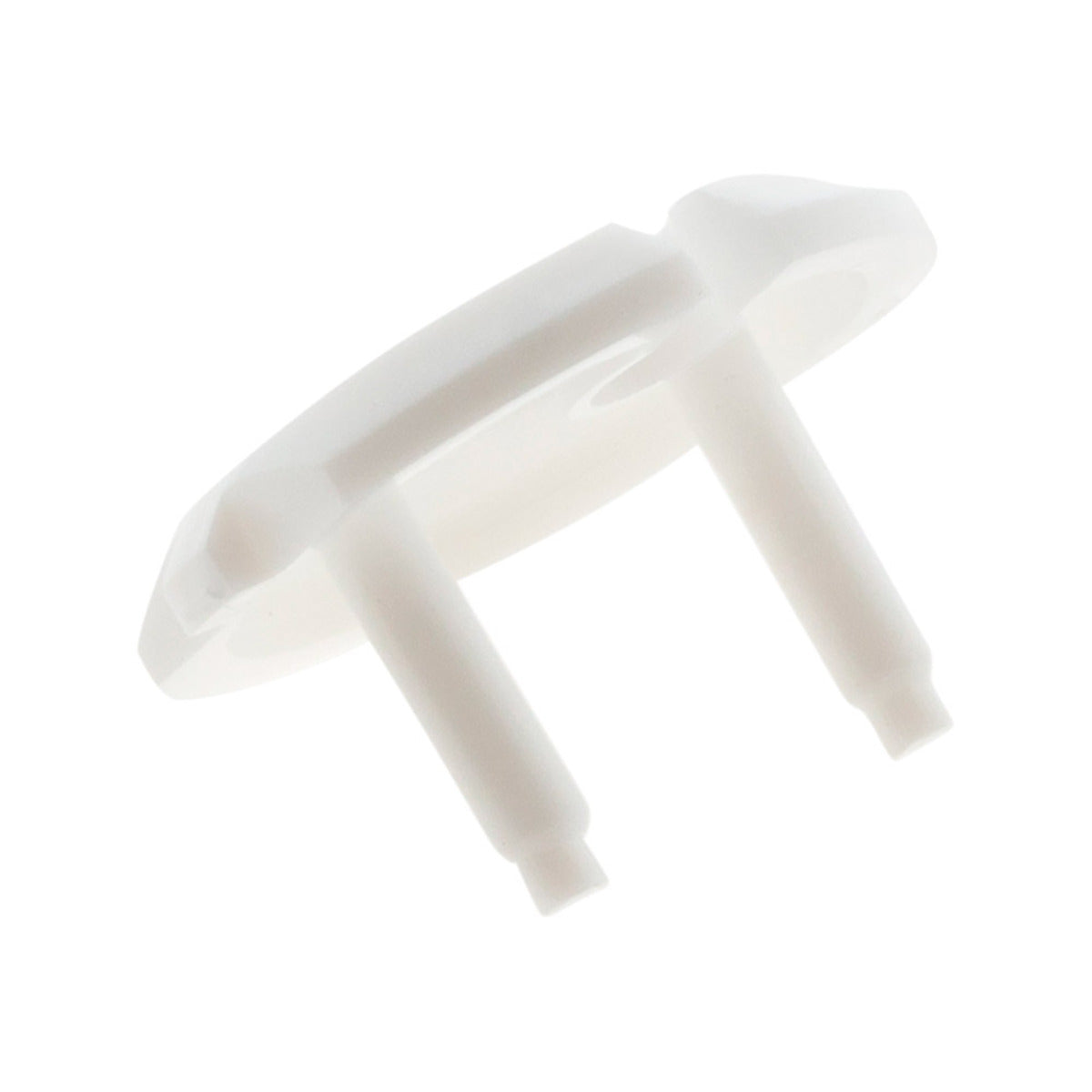 Lot de 3 caches prises 2 P+T + clef - Blanc - Zenitech