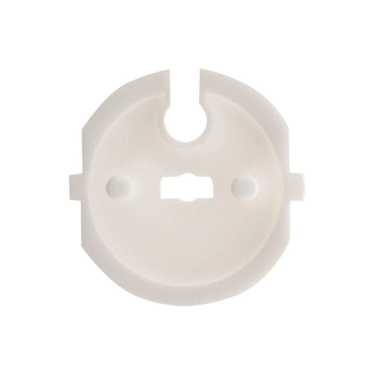 Lot de 3 caches prises 2 P+T + clef - Blanc - Zenitech