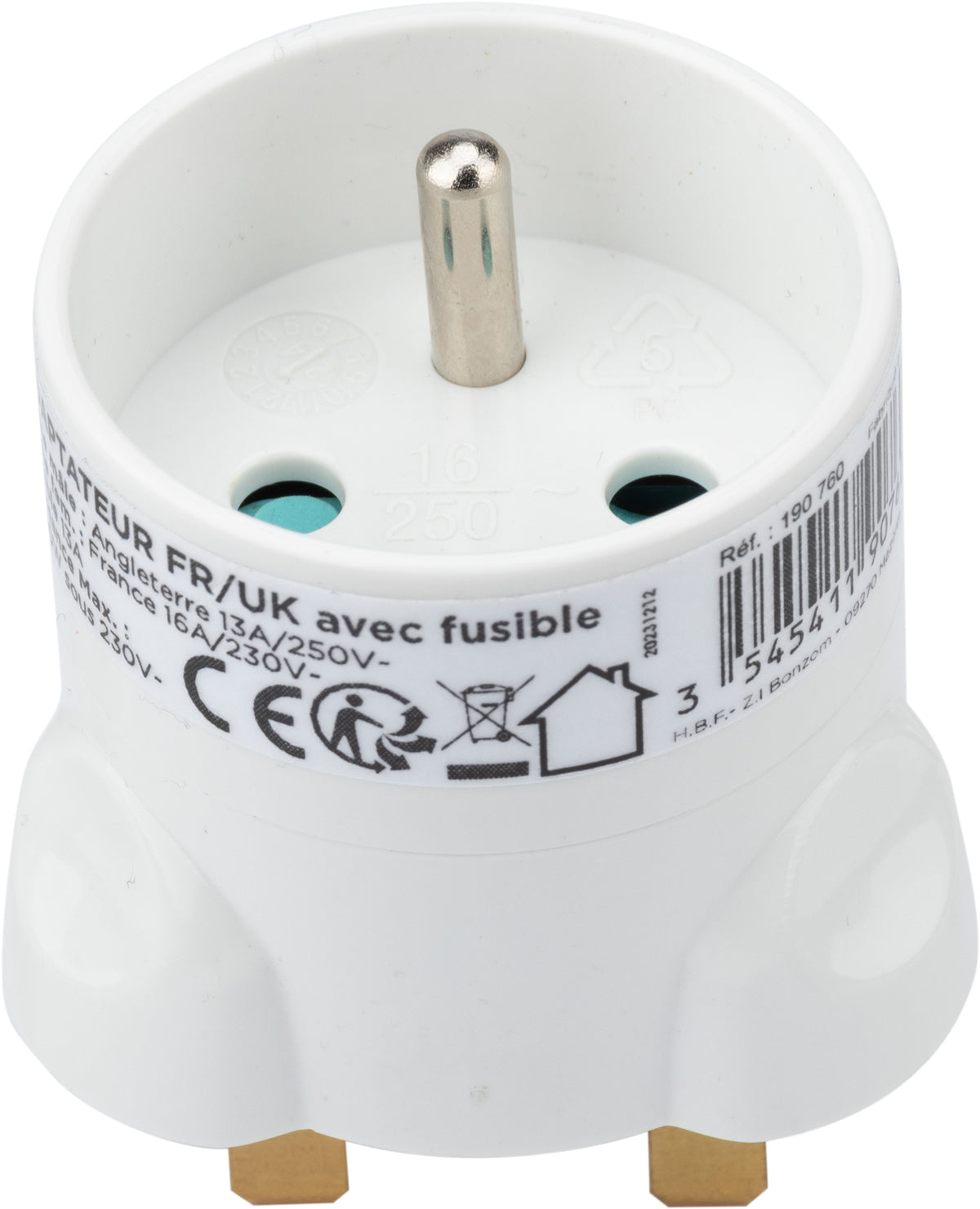 Adaptateur France /Royaume Uni - Zenitech