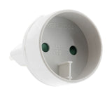 Adaptateur électrique mâle 6A vers femelle 16A, 1320W - sur prises 6A - Zenitech