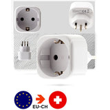 Adaptateur voyage Suisse/Liechtenstein/UE - Zenitech