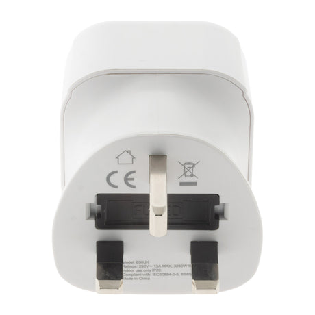 Adaptateur voyage France/UE - Angleterre/UK Zenitech