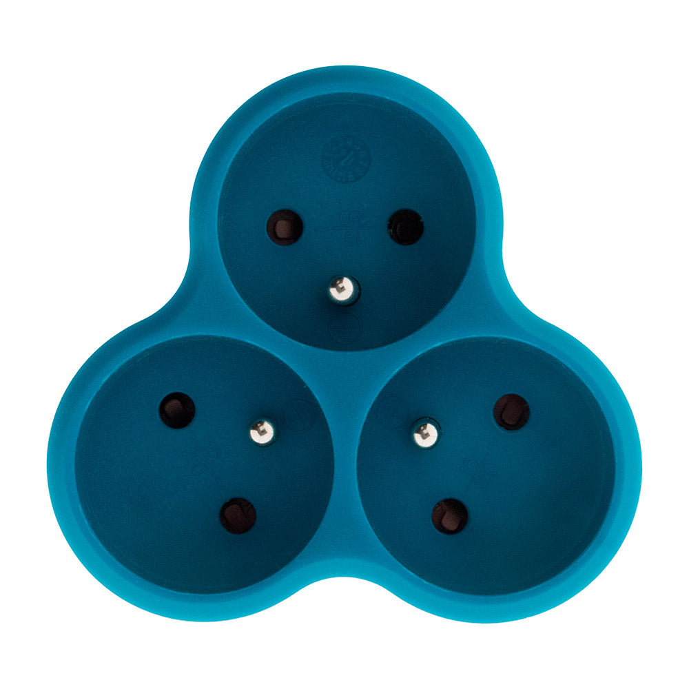 Multiprise triplite triangulaire 16A - Zenitech