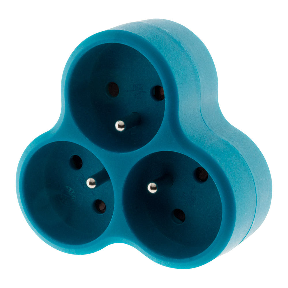Multiprise triplite triangulaire 16A - Zenitech