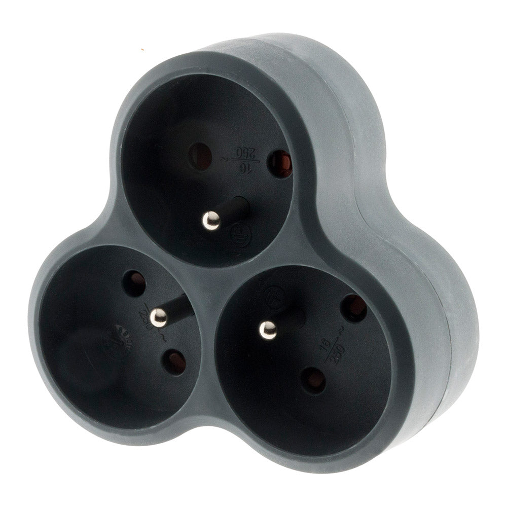 Multiprise triplite triangulaire 16A - Zenitech