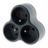 Multiprise triplite triangulaire 16A - Zenitech